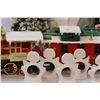 Image 5 : Christmas Lot: Train, Floral Displays, Angel Napkin Holders, Bows, Mice, Misc.