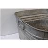 Image 3 : Galvanized Metal Tub No 42 - 20.5" x 11"