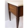Image 2 : Wood Vanity Storage Stool - 17" x 16" x 14" - Some Wear