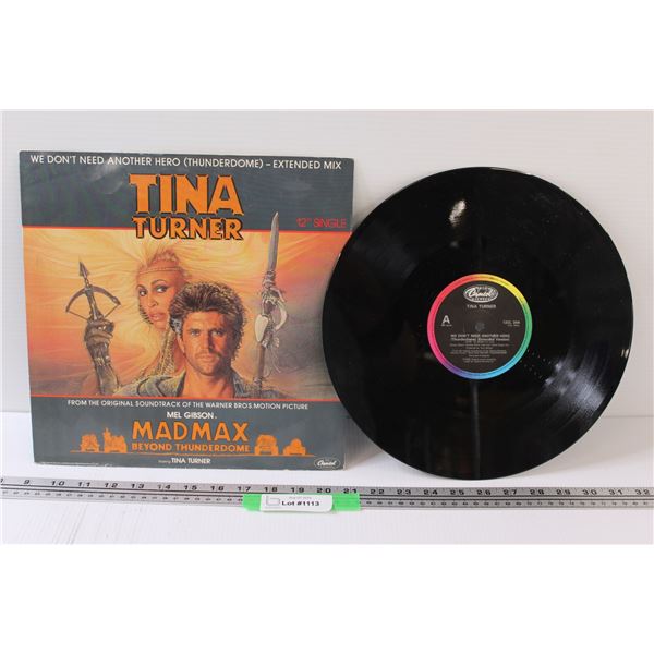 Tina Turner - Mad Max Soundtrack Record