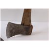 Image 4 : Pick Axe Head (19" Long) & Wood Axe (22" Handle)