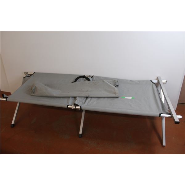 Folding Camping Cot in Carrying Bag - As is