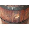 Image 2 : * Wooden Barrel w/Open Top - 13.75" Opening at Top x 22" High