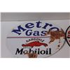 Image 2 : (2) Metal Signs: Metro Mobiloil & Standard Oil Co.