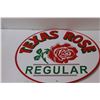 Image 2 : (2) Metal Signs: Texas Rose & Sunset Gasoline