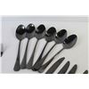 Image 2 : Metal Blackened Cutlery (6 place setting)