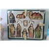 Image 6 : Merry Christmas Glass Block Light (untested) - Nativity Scene - Essential Moment Bath Product - Elep