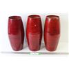 Image 1 : (3) Wooden Vases (12" x 5")