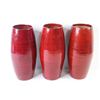 Image 5 : (3) Wooden Vases (12" x 5")