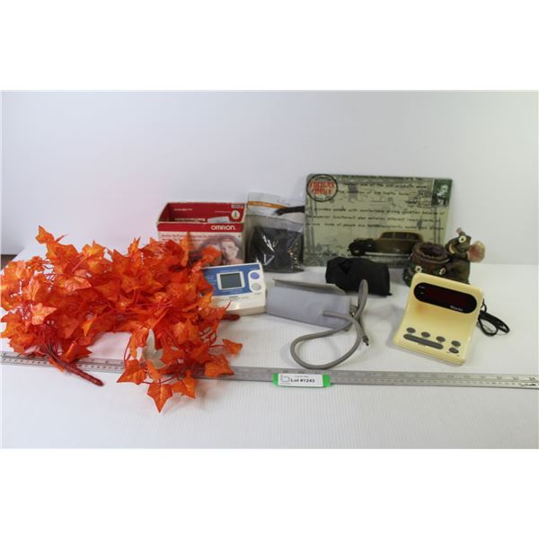 Blood Pressure Monitor - Elephant Pot/Vase - Westclock Alarm Clock - Black Decorative Sand - Editors