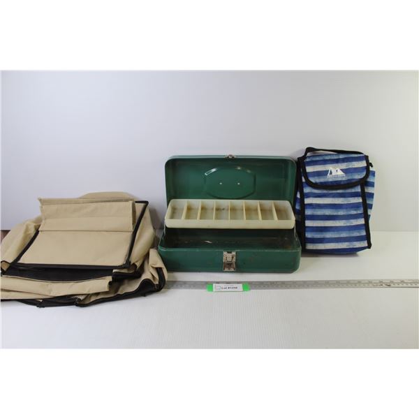 Victor Metal Tackle Box - Lunch Bag - Hanging Cloth Shelving