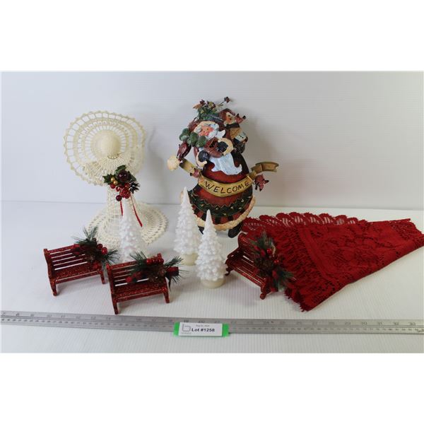 Christmas Decor - Crochet Table Runner