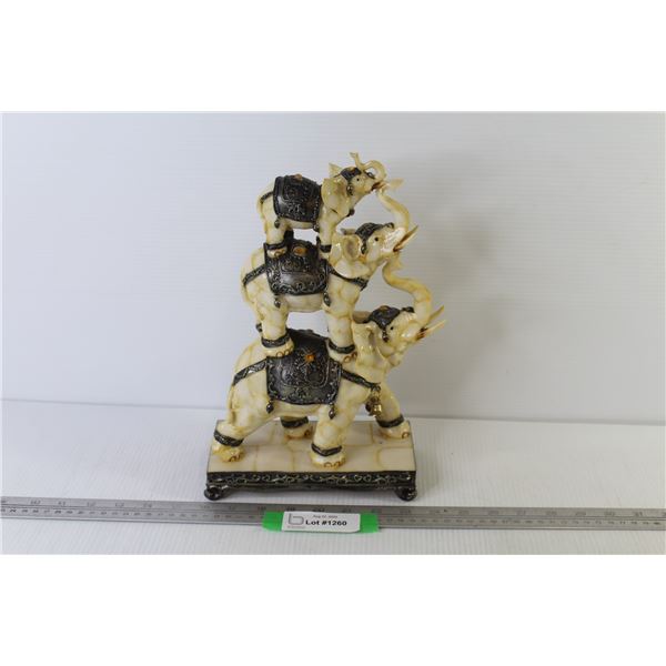 Resin Elephant Sculpture(12" x 7.5")