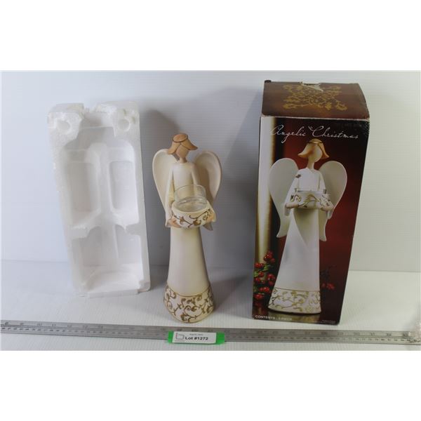 Resin Angel Candle Holder
