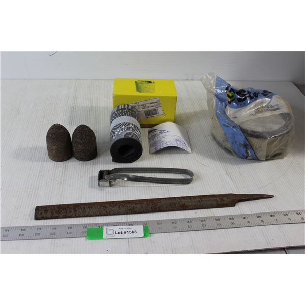 Kohler Air Filter Still Sealed, Curv-O-Mark Wrap-A-Round Mat, File, Highschool Welding Sparker, (2) 