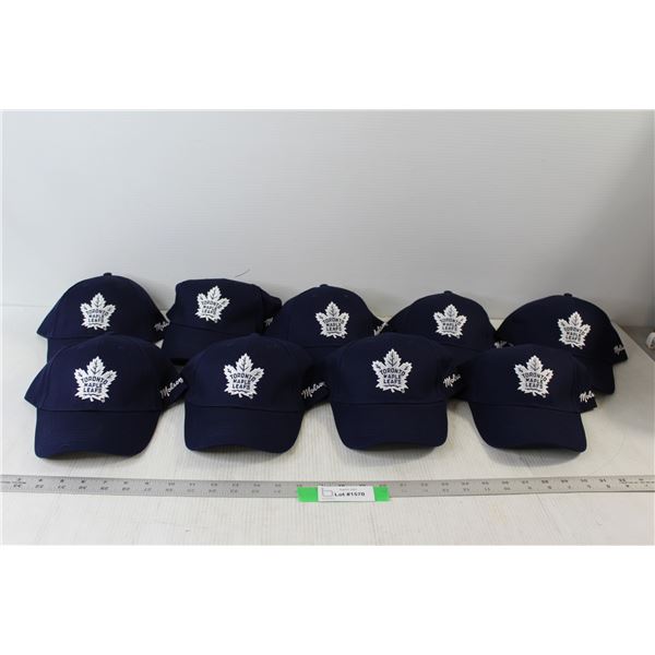 (9) Molson Canadian Toronto Maple Leafs NHL Hockey Hats