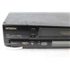 Image 2 : Hitachi Ultravision Illuminated Shuttle Remote Auto Clock Set VHS Player - Tested