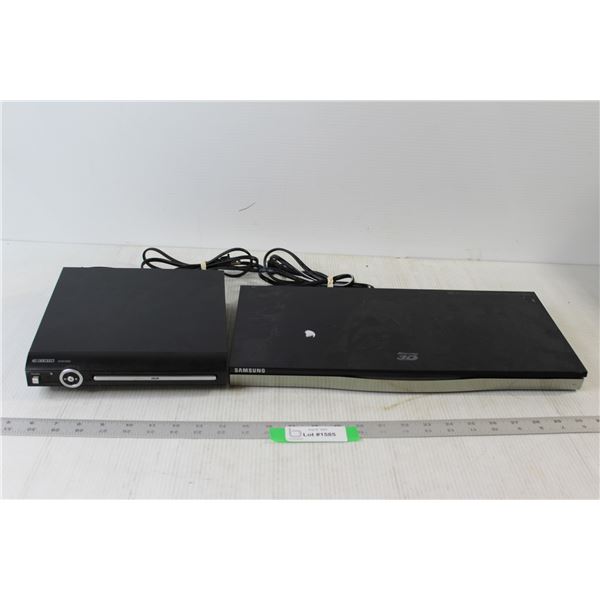 Samsung Blu-ray 3D Player, Curtis DVD Player - Both Tested and Work