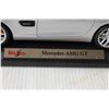 Image 2 : Maisto 1/18 Mercedes-Amg Gt Silver Mercedes Model Car Die Cast