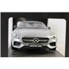 Image 5 : Maisto 1/18 Mercedes-Amg Gt Silver Mercedes Model Car Die Cast