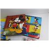 Image 2 : Aqua Playmat, (2) Mickey Folders, Table Cloth, Yardworks Water Distributor and Assorted Items