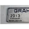 Image 2 : Washington Car Plate Decoration