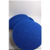 Image 3 : (10) Dustbane 15'' Blue Floor Burnishing Pads