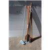 Image 1 : **Assorted Brooms and Handles