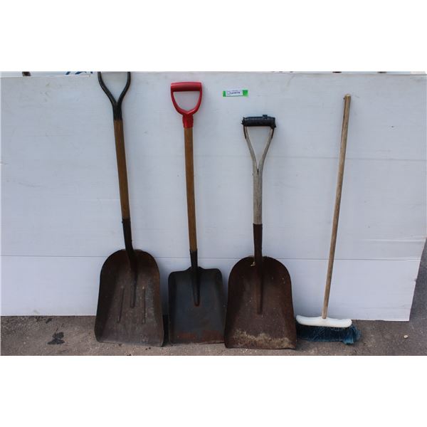 ** (3) Shovels and Brush