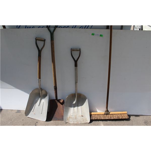 ** (3) Shovels and Brush