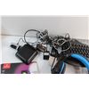 Image 3 : *(2) Keyboards, (2) Headsets, Tunable White Lightbulbs and Assorted Items