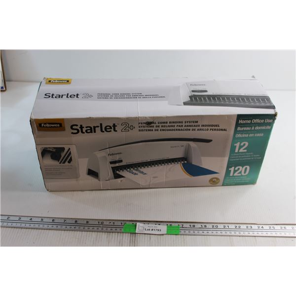 Fellowes Personal Comb Binding System - Untested