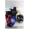 Image 1 : (2) Storage Sacks, AirPlane Safety Harness and Diving Mask