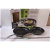 Image 1 : (2) Green Pan Induction Safe Frying Pans in Box
