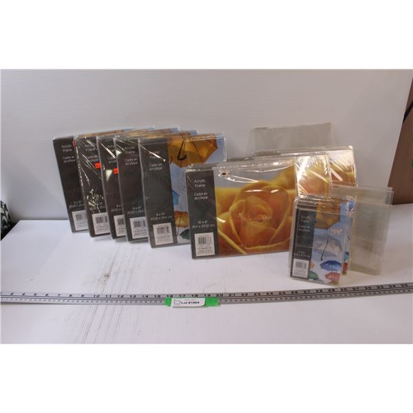 Picture Frame Lot: 8"x10", 4" x 6"