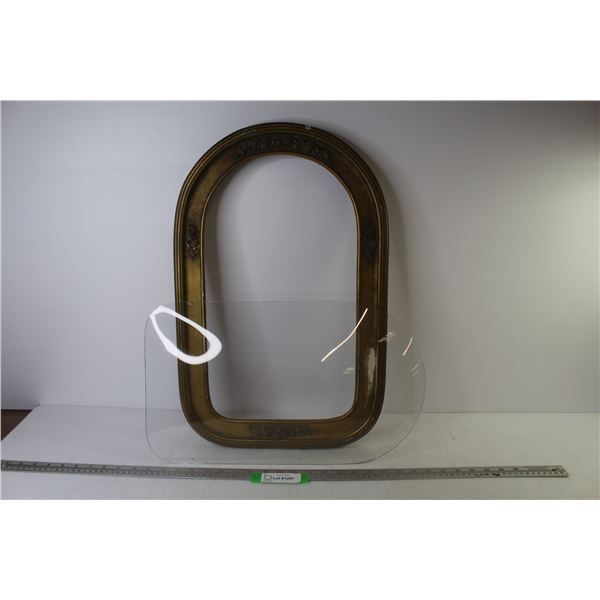 Vintage Picture Frame w/Beveled Glass