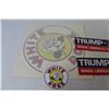 Image 3 : (2) White Rose Stickers - (2) Trump 2020 Stickers