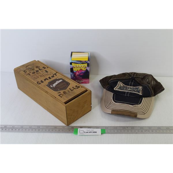 Dragon Shield Purple Matte Cards - Jason Aldean Cap - Canadian Whiskey Box