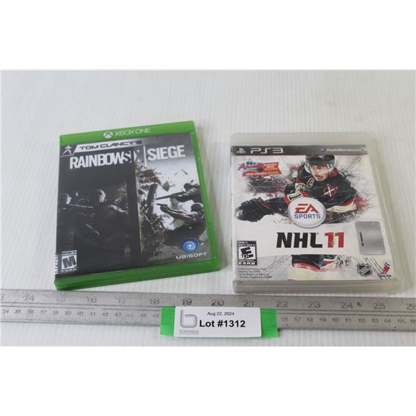 XBox Rainbow Six/Siege Game - PS3 NHL 11 Game