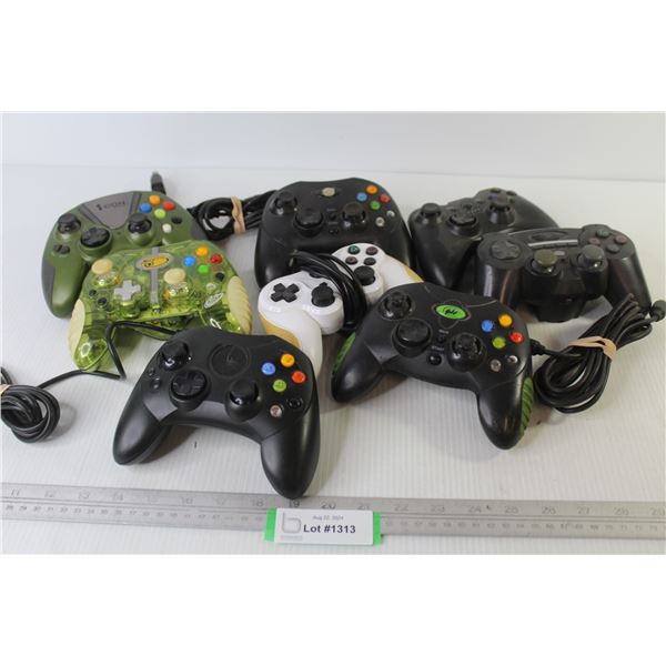 (8) Aftermarket Game Controllers
