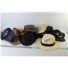 Image 1 : (12) Men's Hats - Cowboy - Ball Caps - Fedora Style