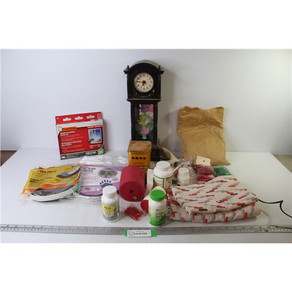 Fiber Optic Clock w/Light - Pillow Cases - Crafting Items - Window Insulation Foam Strips - Window S