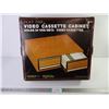 Image 1 : Video Cassette Cabinet (in original wrap and box) -holds 24 VHS/Beta