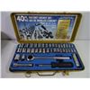 Image 2 : (40) Piece Ratchet Set and Container of Assorted Tools