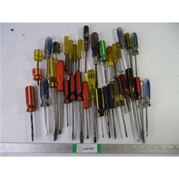(34) Assorted Screwdrivers