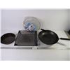 Image 1 : Frying Pan Grilling Basket, Splatter Screen and Baking Pan
