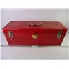Image 1 : Metal Tool Box-26"x8.75"x9" with Contents