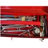 Image 4 : Metal Tool Box-26"x8.75"x9" with Contents