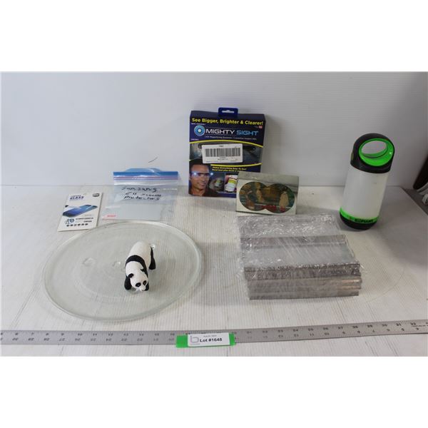 Defiant 300 Lumen Handy Lantern, Mighty Sight LED Magnifying Eyewear, Samsung S4 Tempered Glass Scre