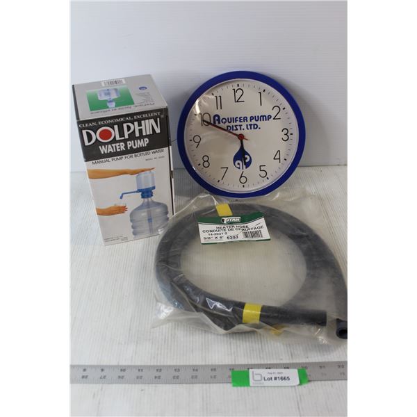 Aquifer Pump Clock,Titan Heater Hose, Dolphin Water Pump Manual Big Bottle Pump